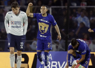 ¡Partidazo! Pumas le pone sangre azul y oro y rescata el empate ante Cruz Azul con un futbolista menos.