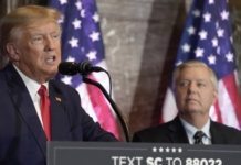 Trump lamenta la muerte del senador Lindsey Graham y dice que fue “un verdadero patriota”.
