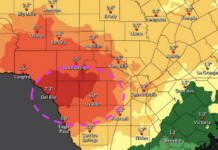 Los meteorólogos advierten que es probable que se produzcan inundaciones considerables o catastróficas hasta el jueves en Texas.