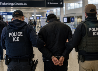 ICE intensifica arrestos en aeropuertos, pero algunas aerolíneas comienzan a negarle el acceso.