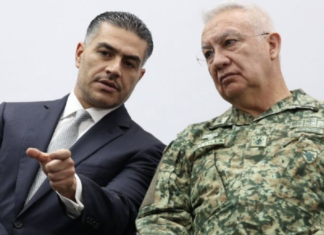 García Harfuch y Trevilla Trejo se reúnen en Michoacán ante el operativo de seguridad de aguacateros.