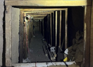 Mexicano se declara culpable en EU de traficar personas usando un túnel subterráneo.