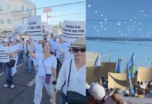“Sinaloa ponte de pie”: cientos de ciudadanos salen a las calles de Culiacán para exigir paz.