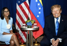Trump y Delcy Rodríguez: la primera reunión entre un presidente de EE.UU. y un gobernante venezolano en más de 11 años.
