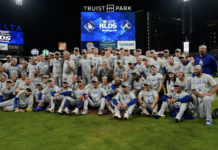 Dodgers avanzan a la Serie de Campeonato al eliminar a Atlanta.
