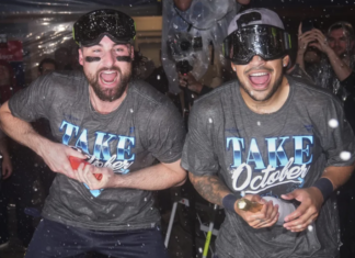 Tampa Bay celebró su avance a la serie de campeonato con burlas a los Yankees.