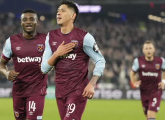 Edson Álvarez sigue cepillado en el West Ham United y estaría preparando sus maletas.