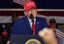 “México ha pagado por el muro fronterizo muchas veces”, afirma Trump durante mitin en Kentucky.