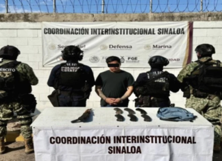Capturan a “Talibán” y otros cuatro miembros de Los Chapitos por el homicidio de 10 mineros en Concordia.