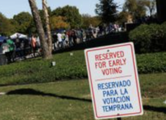 La tasa de votación anticipada en Texas está ligeramente por debajo de la de 2018, cuando Beto O’Rourke desafió a Ted Cruz.