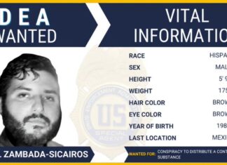 DEA vuelve a publicar ficha de búsqueda contra “El Mayito Flaco”, hijo del “Mayo” Zambada.